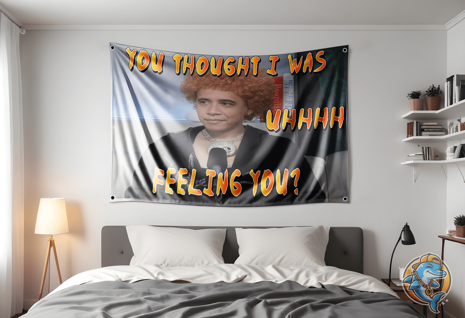 Obama-Ice Spice Flag | Funny Flag Funny Meme College Dorm Room Flag  Tapestry