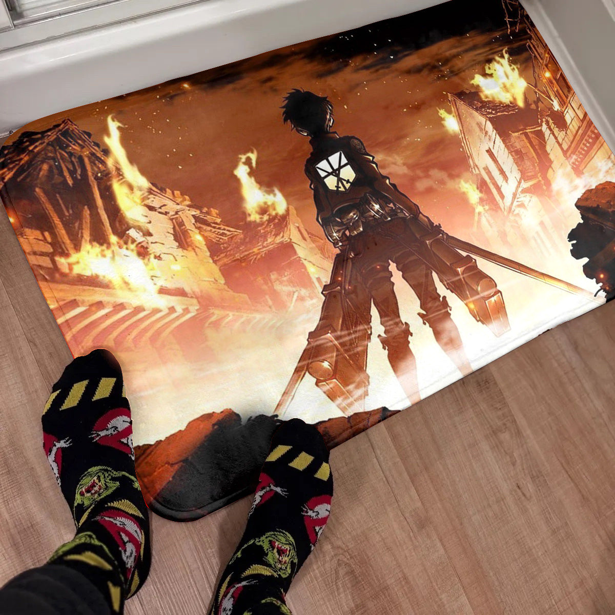 Eren Yeager AOT Rug