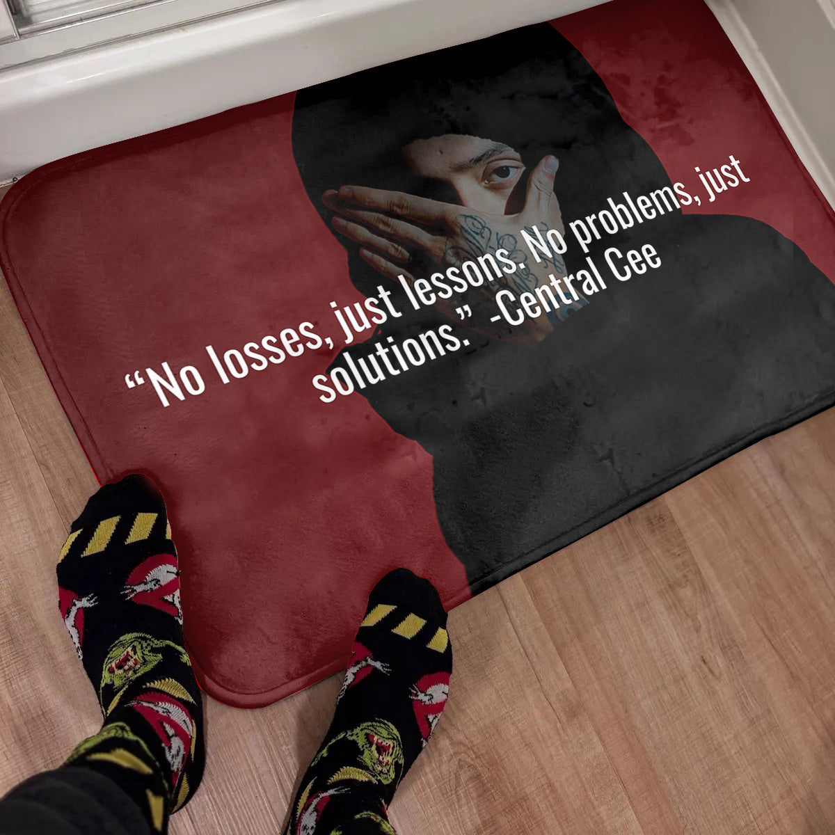 Central Cee Rug | Central Cee Rapper Bathroom Mat Floor Mat