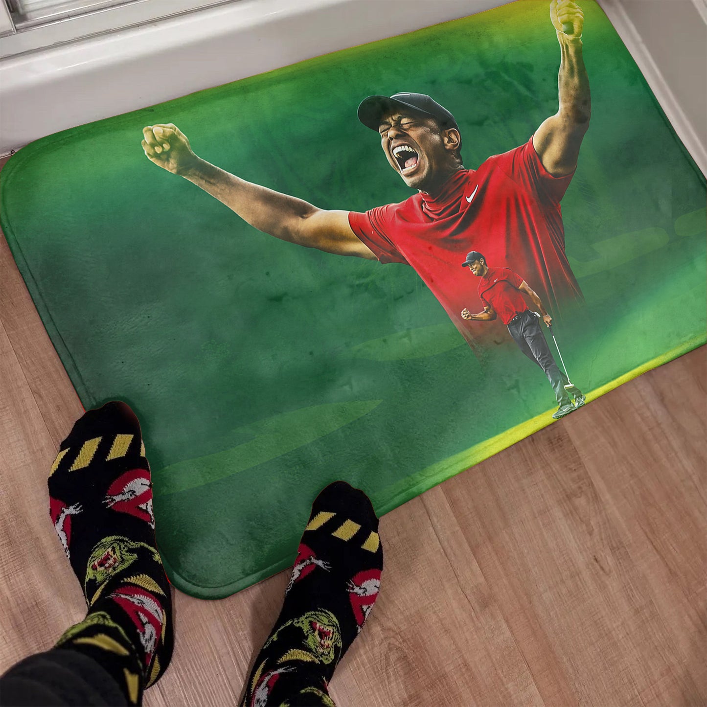 Tiger Woods Inspirational Rug