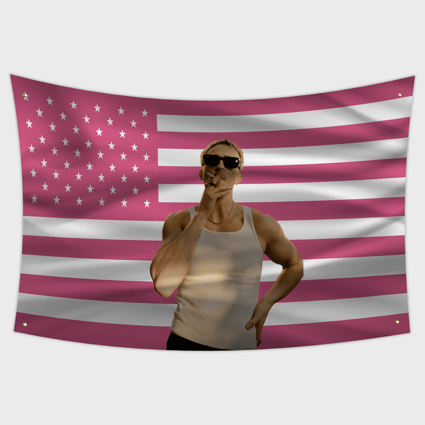 Rafe cameron Pink American Flag - Drew Starkey, 3x5 ft