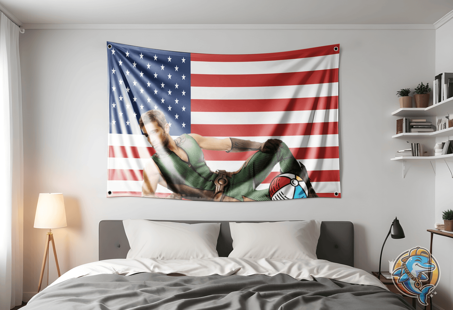 The Deep Flag Hung Up