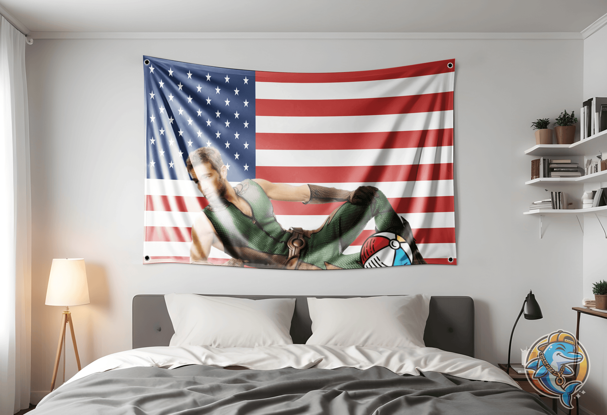 The Deep Flag Hung Up