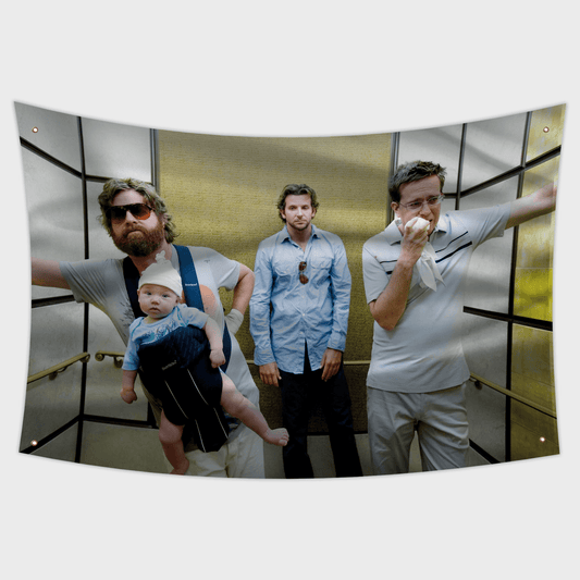 The Hangover Elevator Scene Flag