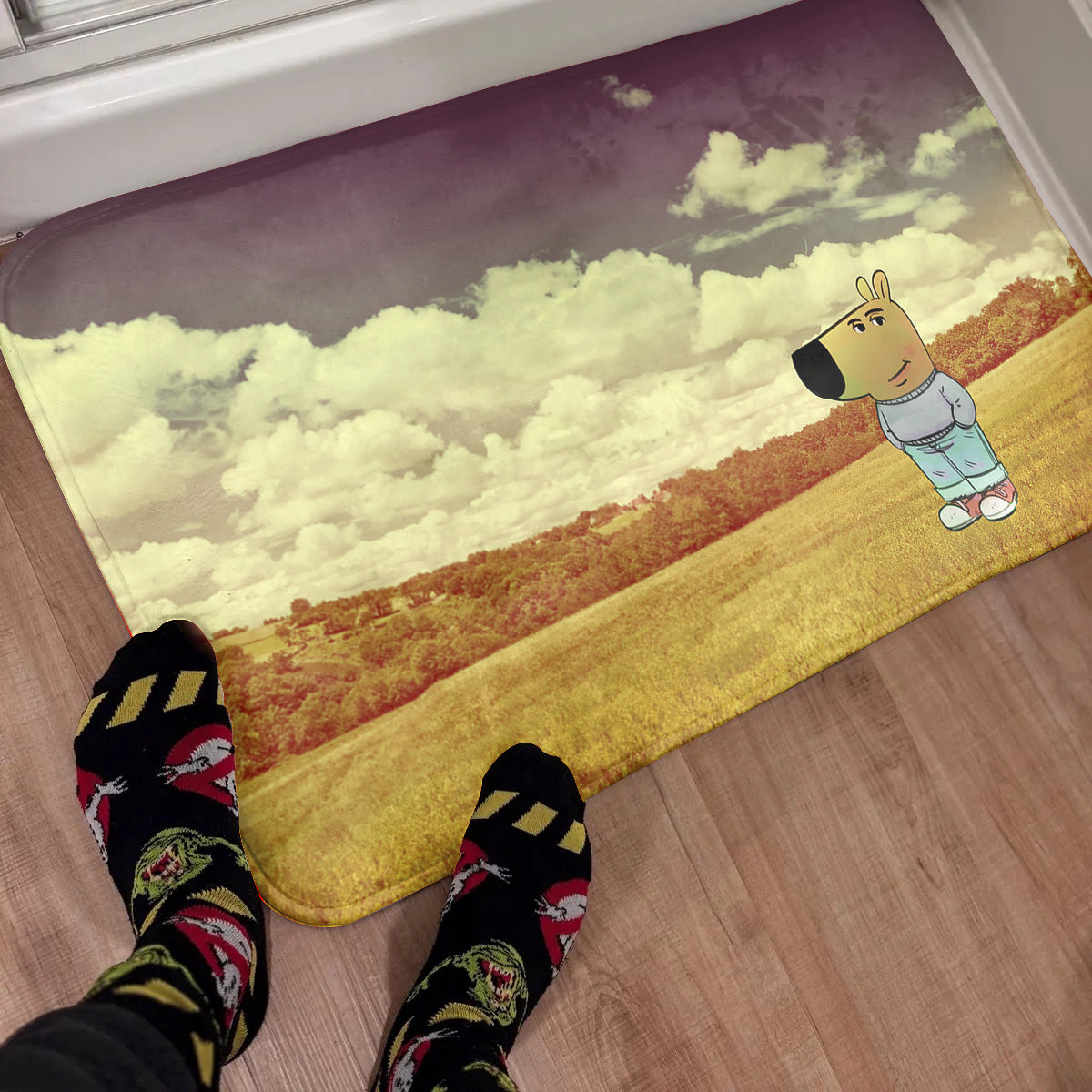 Chill Guy Rug | Chill Guy Meme Bathroom Floor Mat