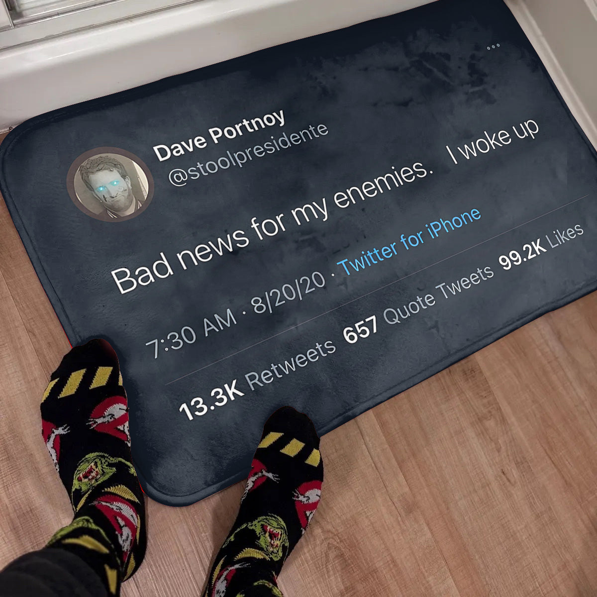 Dave Portnoy Tweet Rug