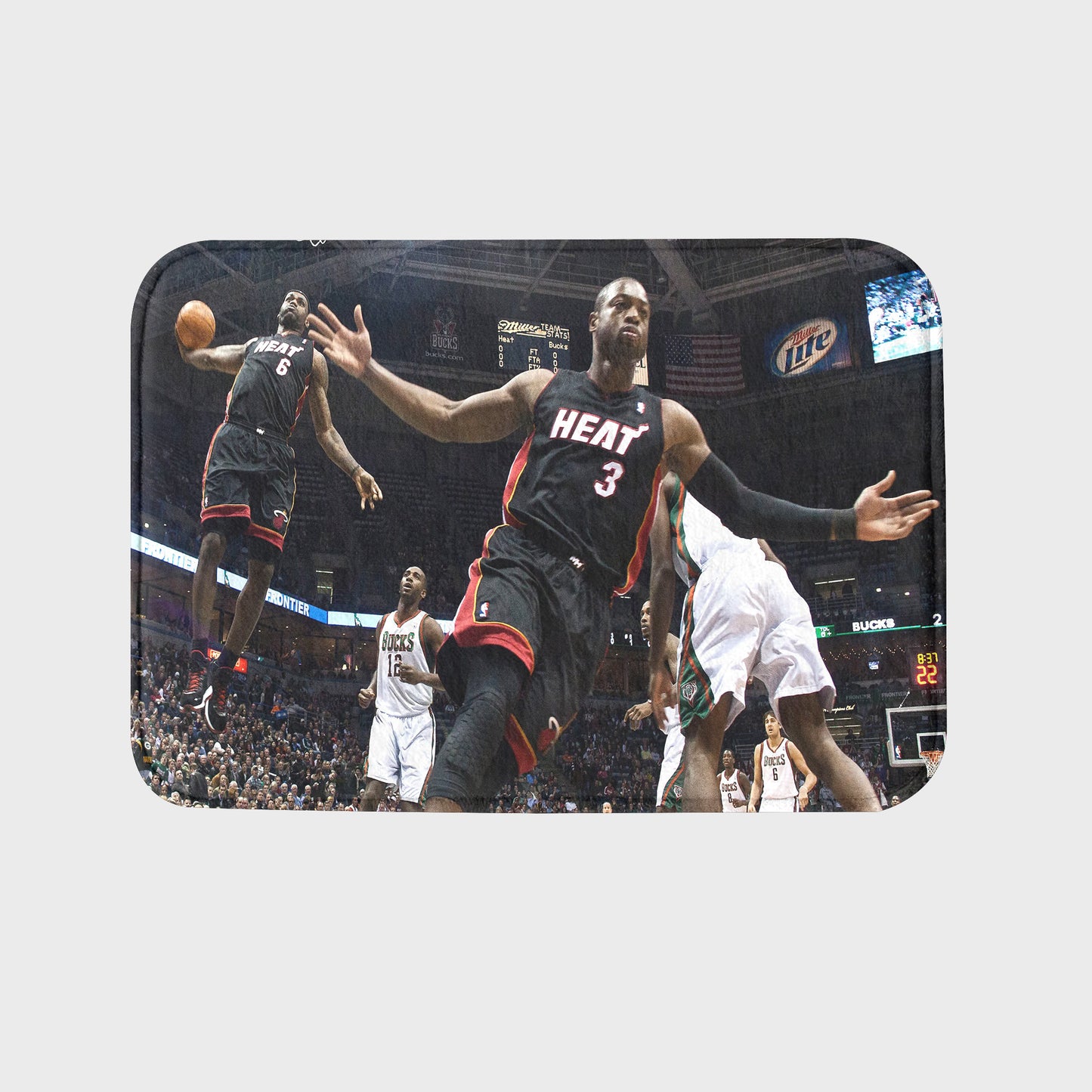 Lebron James & Dwayne Wade Rug