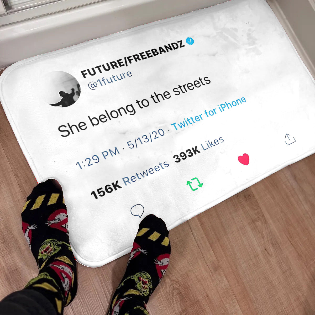Future She Belong To The Streets Rug