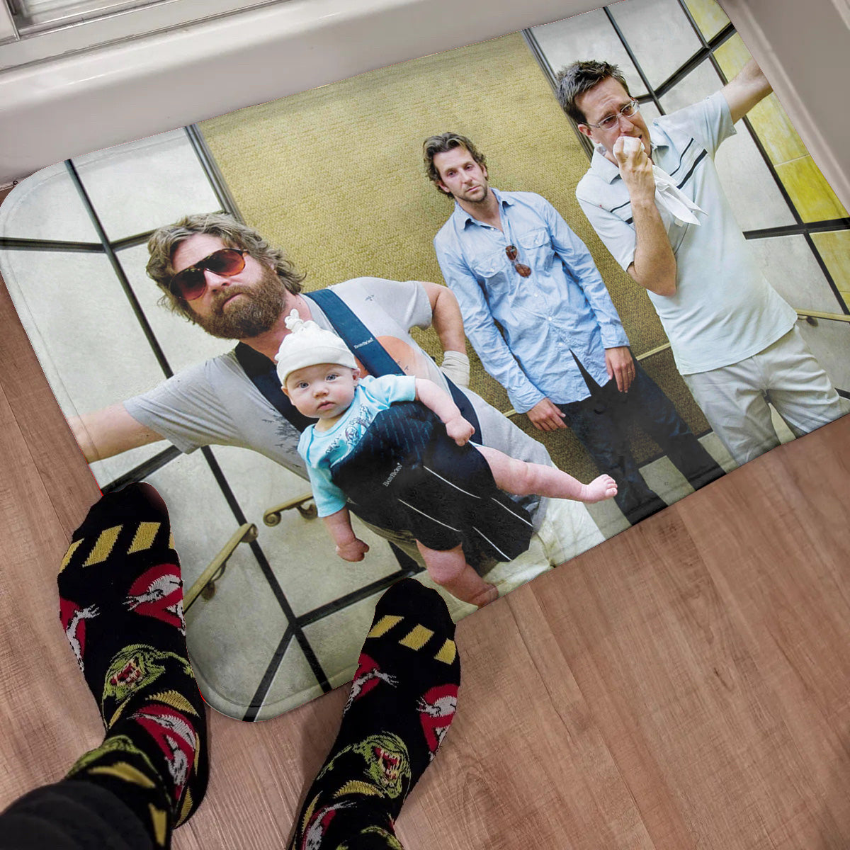 Hangover Elevator Scene Rug