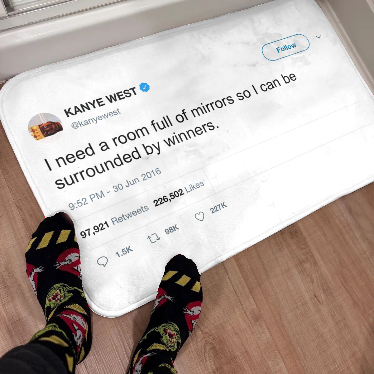 Kanye West Tweet Rug