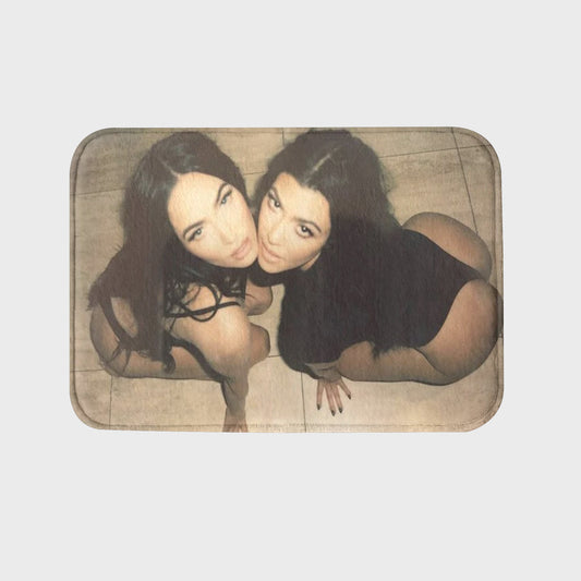 Kourtney Kardashian and Megan Fox Rug