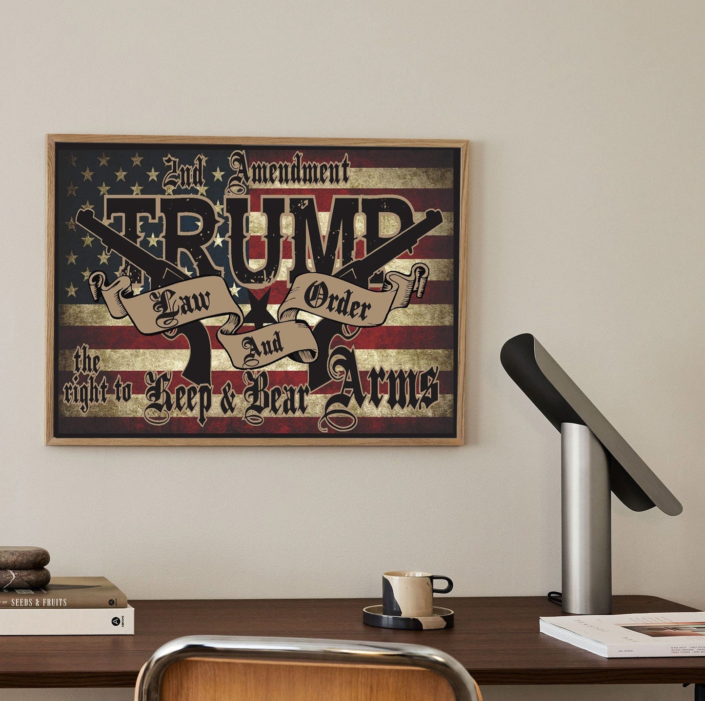 Trump Law & Order 2nd Amendment 2024 President Poster