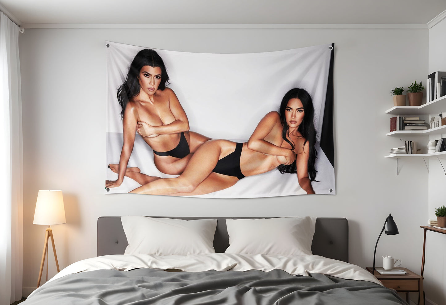 Megan Fox & Kourtney Kardashian 3x5 ft Flag