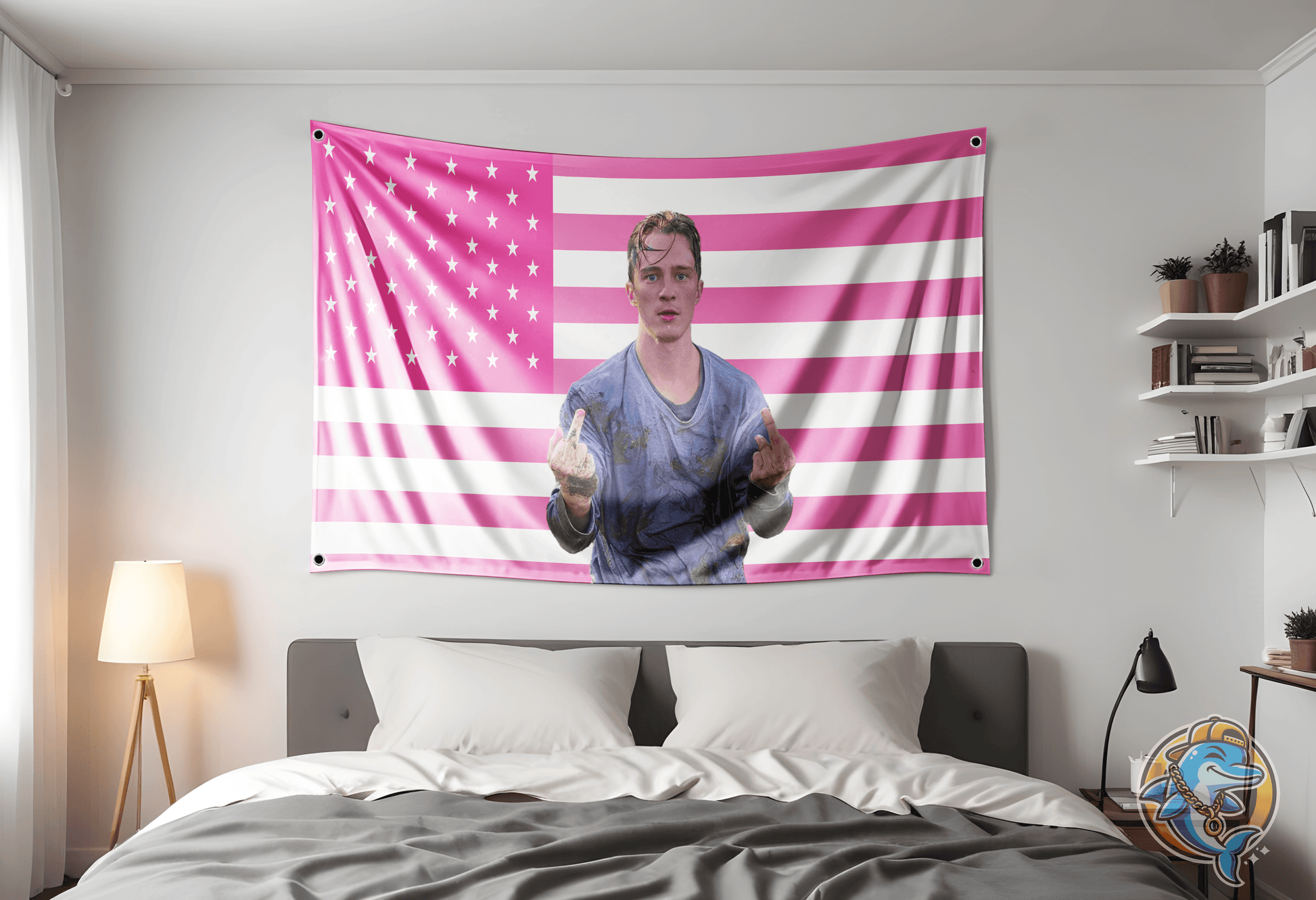 Rafe Cameron Drew Starkey Flag Hung Up