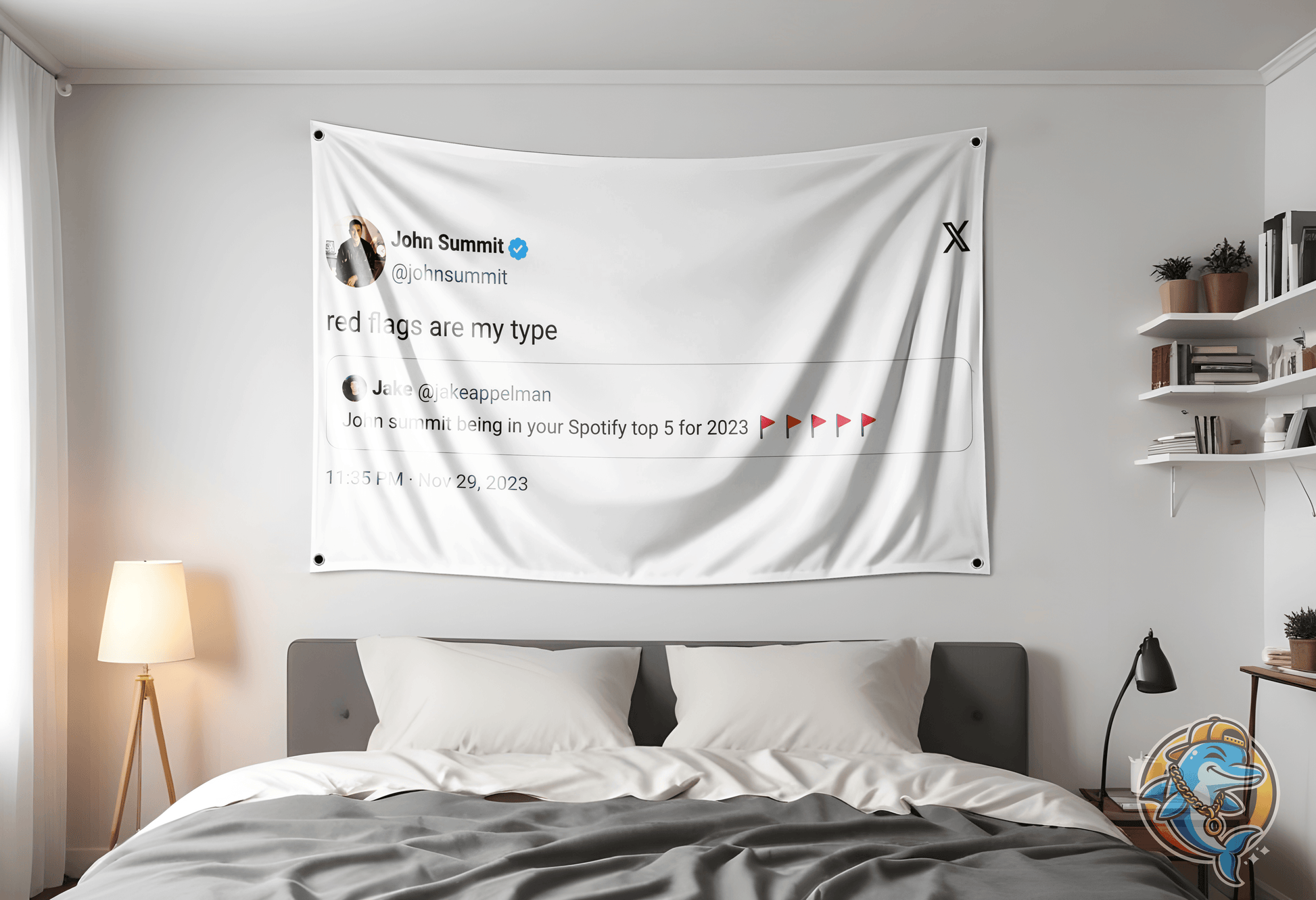 John Summit Flag Hung Up