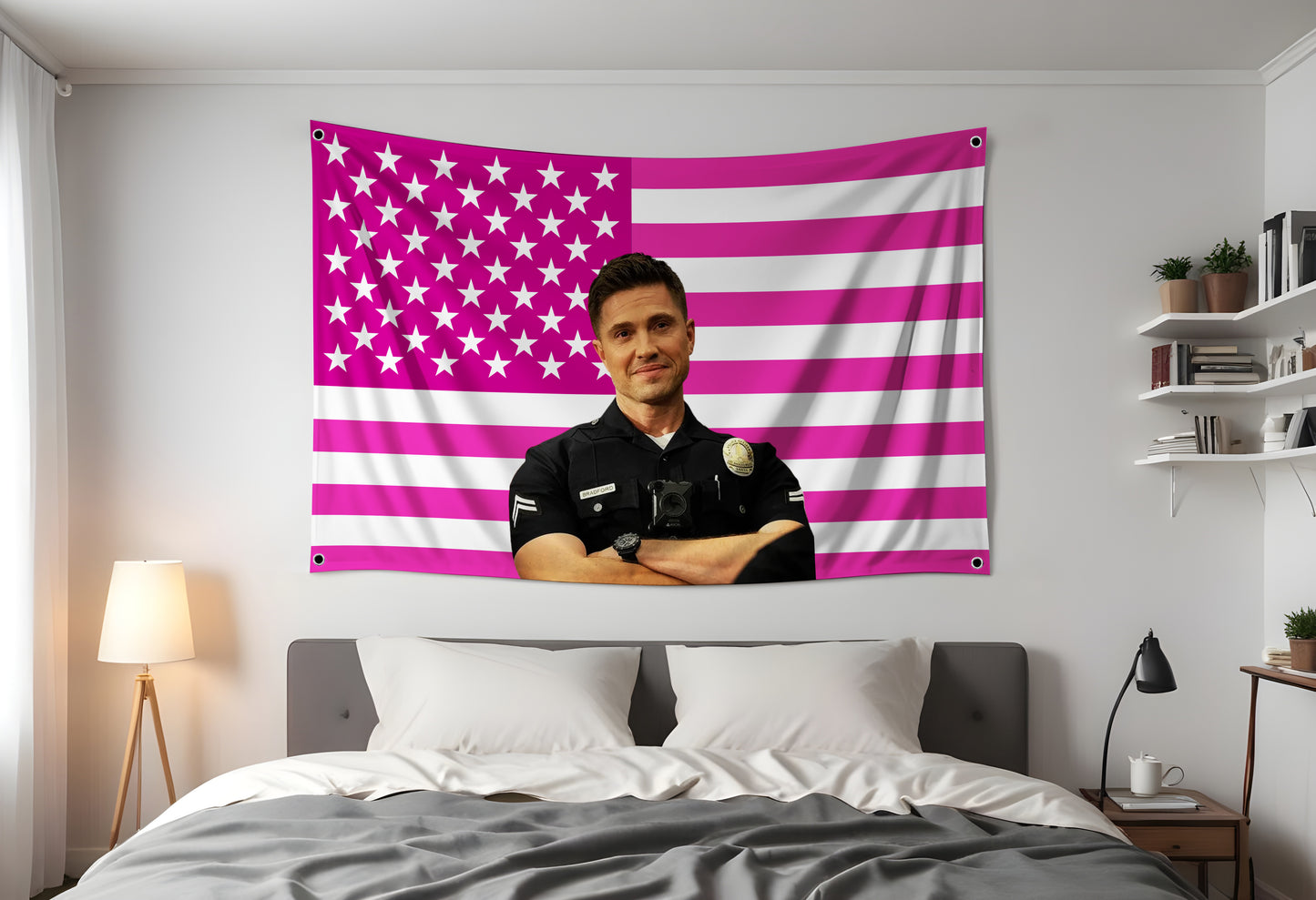 Tim Bradford Rookie Pink America Flag