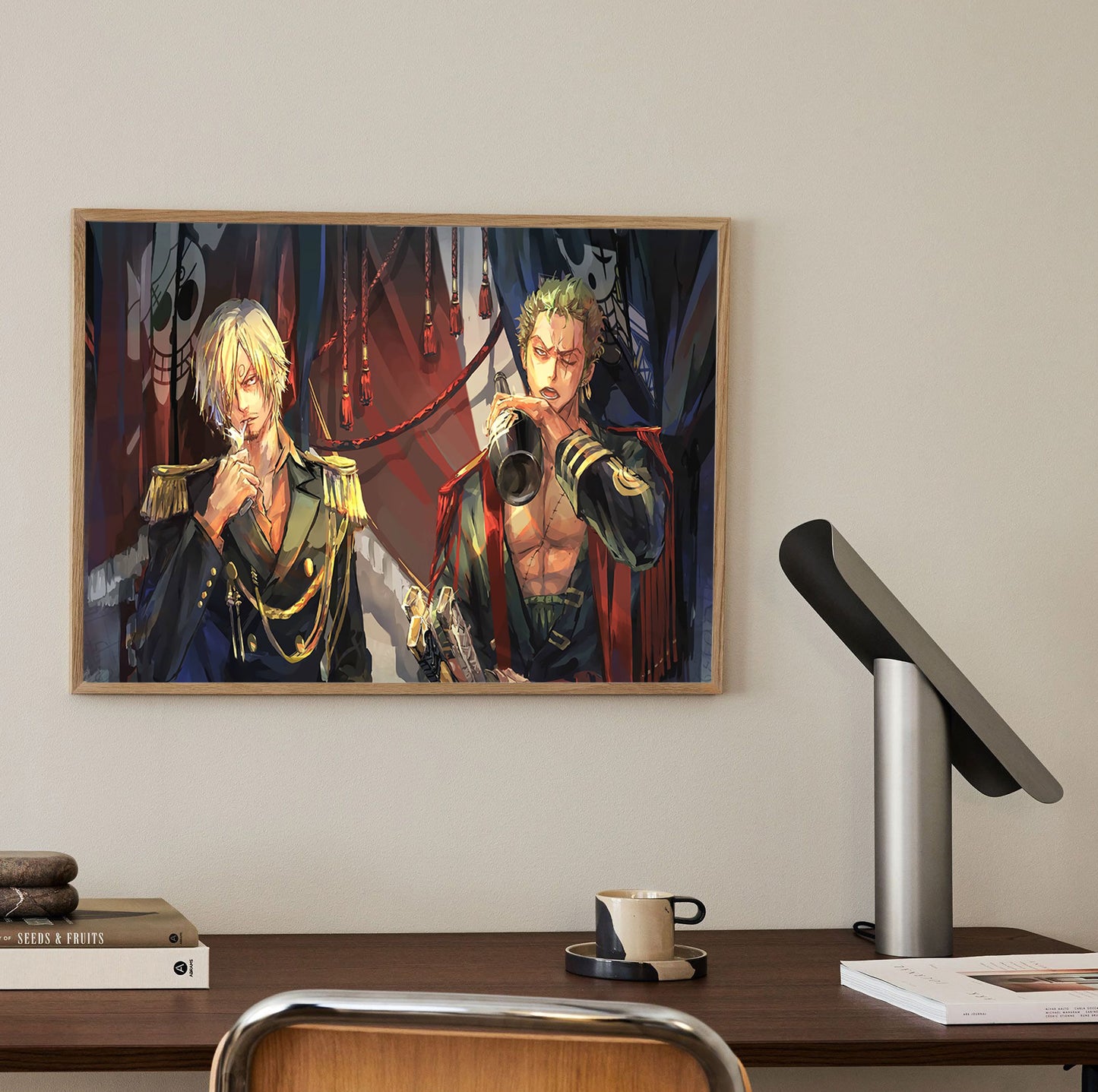 Zoro and Sanji Poster | One Piece Anime Poster