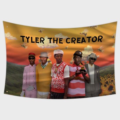 Tyler The Creator Flag | Tyler 3x5ft College Dorm Room Tapestry