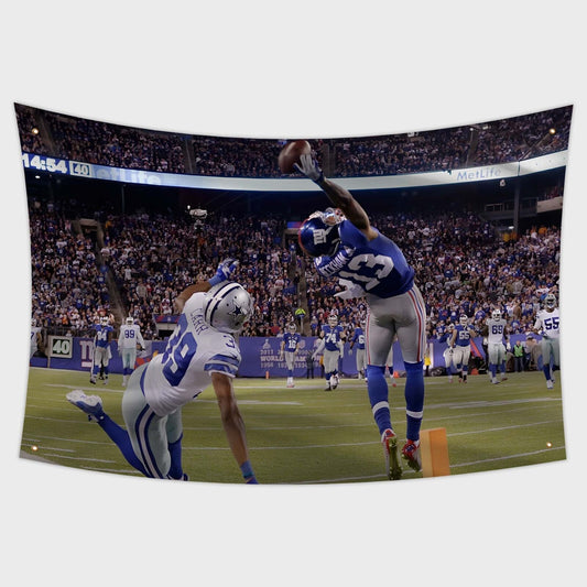 OBJ Catch Flag | Custom 3x5 Feet NFL Tapestry Design