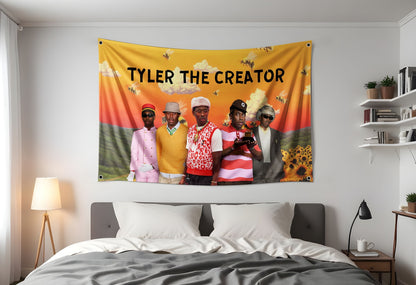 Tyler The Creator Flag | Tyler 3x5ft College Dorm Room Tapestry