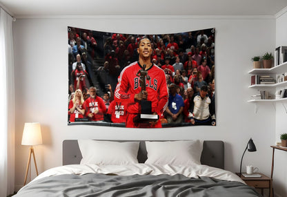 The Youngest MVP Flag | Custom 3x5 Feet NBA Tapestry Design