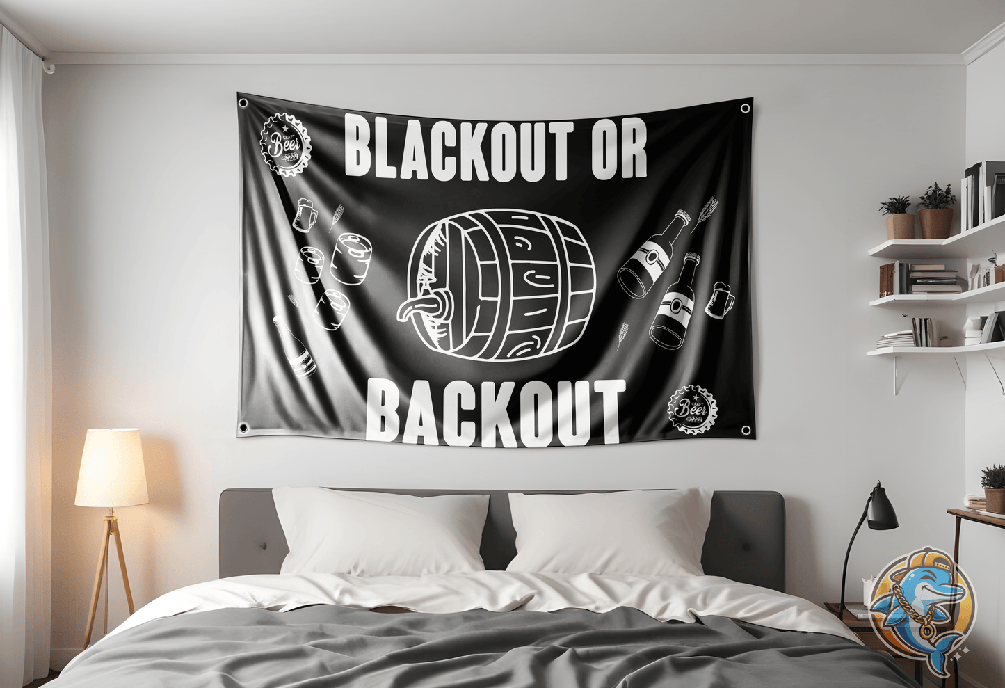 Blackout or Backout Flag – The Ultimate Drinking Flag for Dorm Rooms