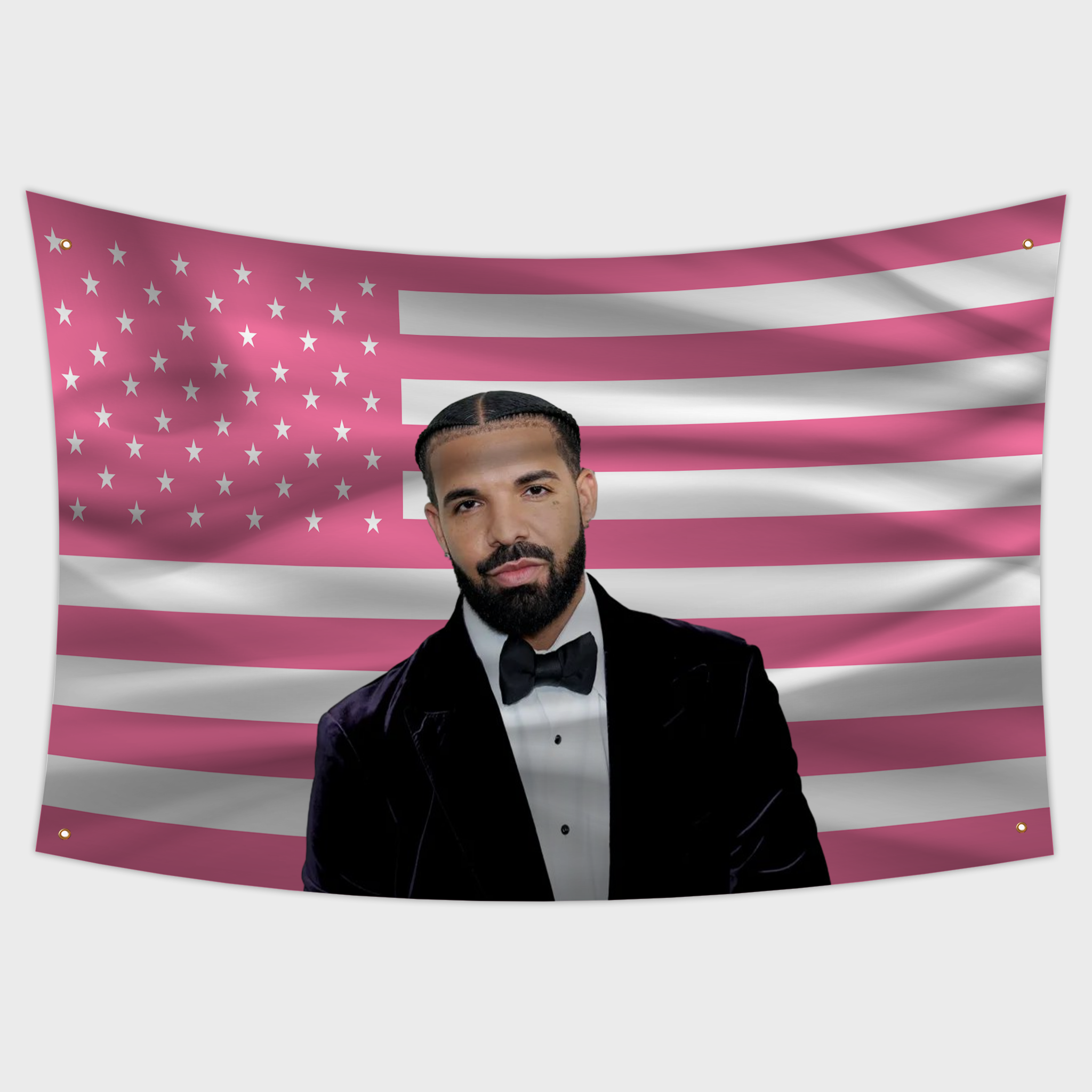 Drake Flag | Pink 3x5ft American Drake Flag College Dorm Room Flag ...