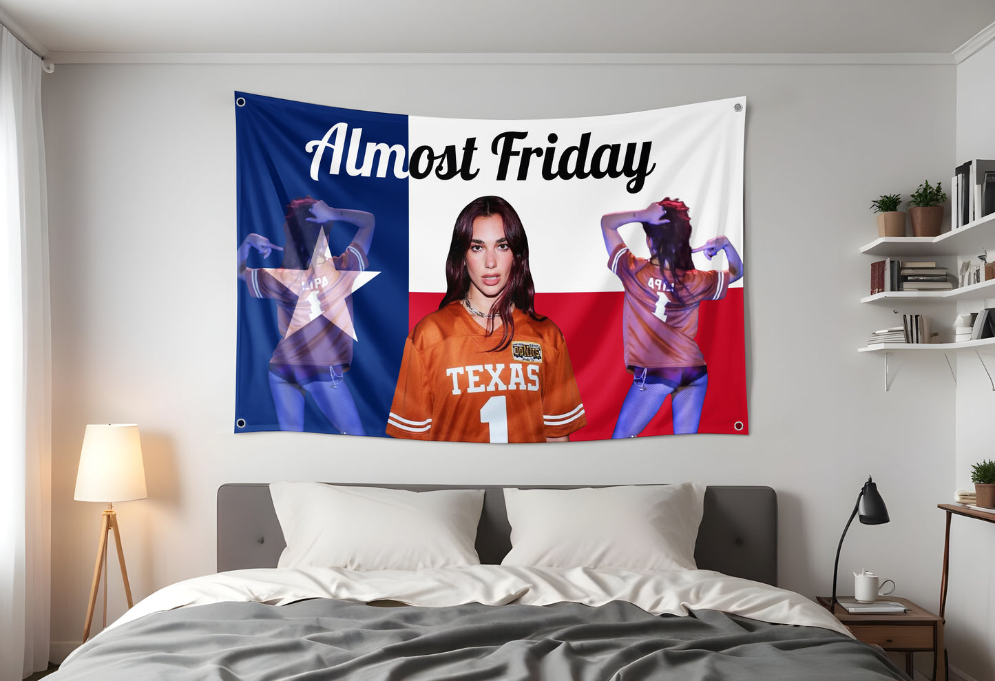 Dua Lipa Almost Friday Flag