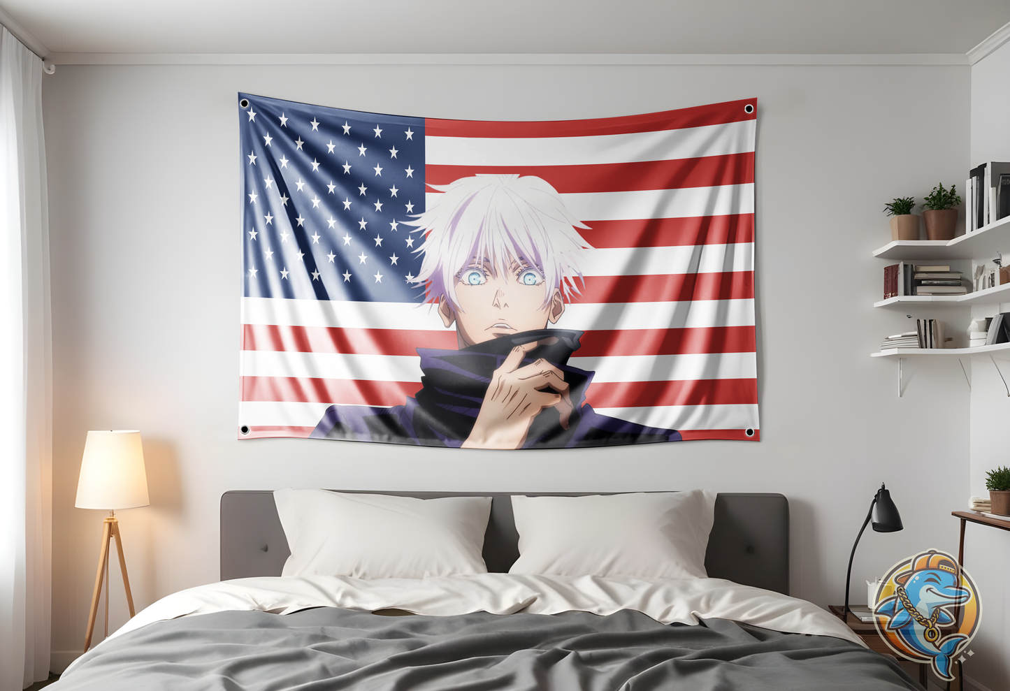 Gojo Satoru American Flag