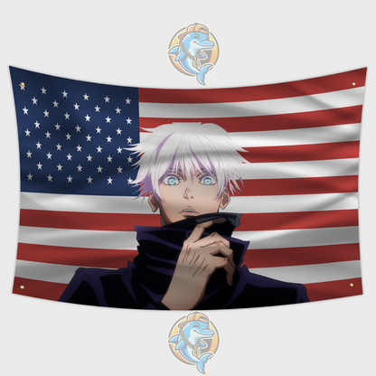 Gojo Satoru American Flag