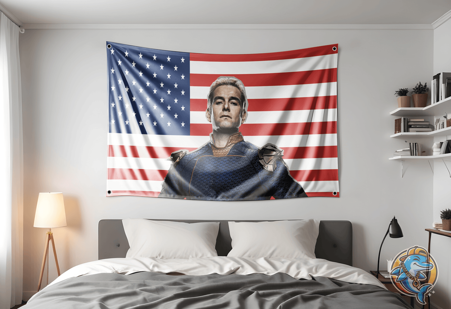 Homelander Flag Hung Up