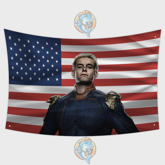 Homelander Flag The Boys Tapestry