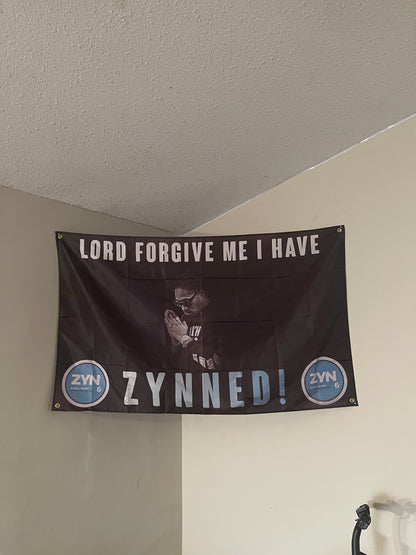 Future Lord Forgive me I have Zynned Zyn College Flag