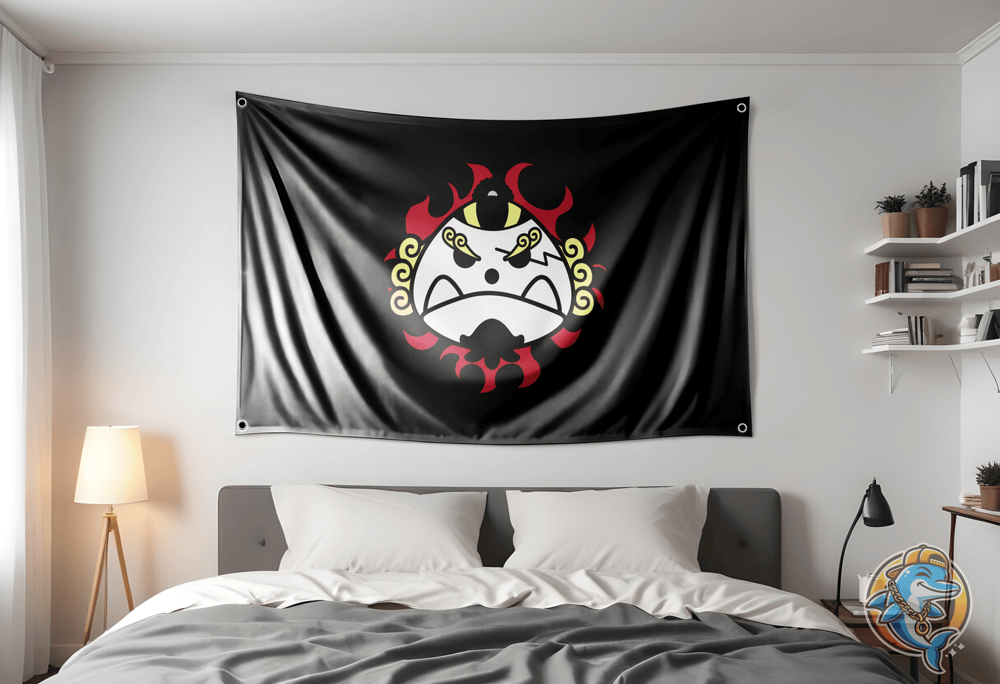 Jinbe One Piece Jolly Roger Flag