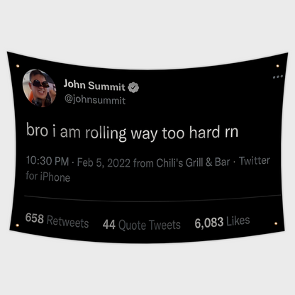 John Summit Rolling Tweet