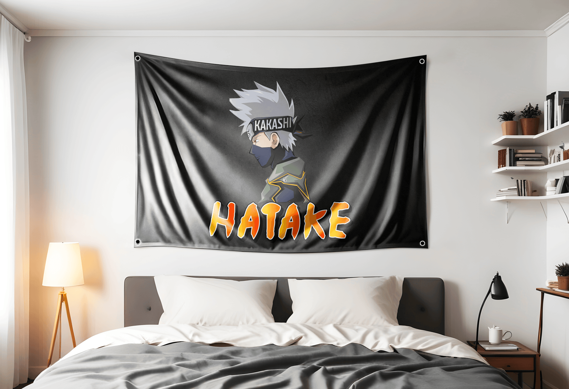 Kakashi Flag hanged in Room