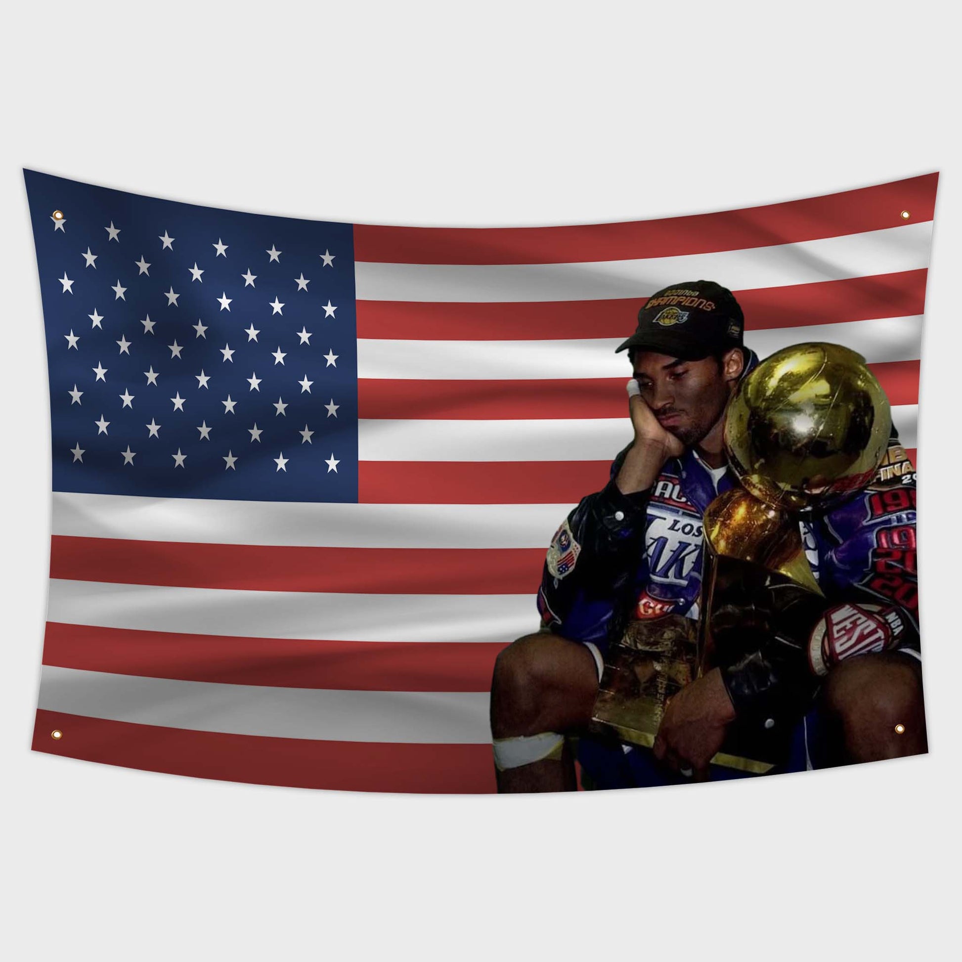 Kobe Bryant American Flag