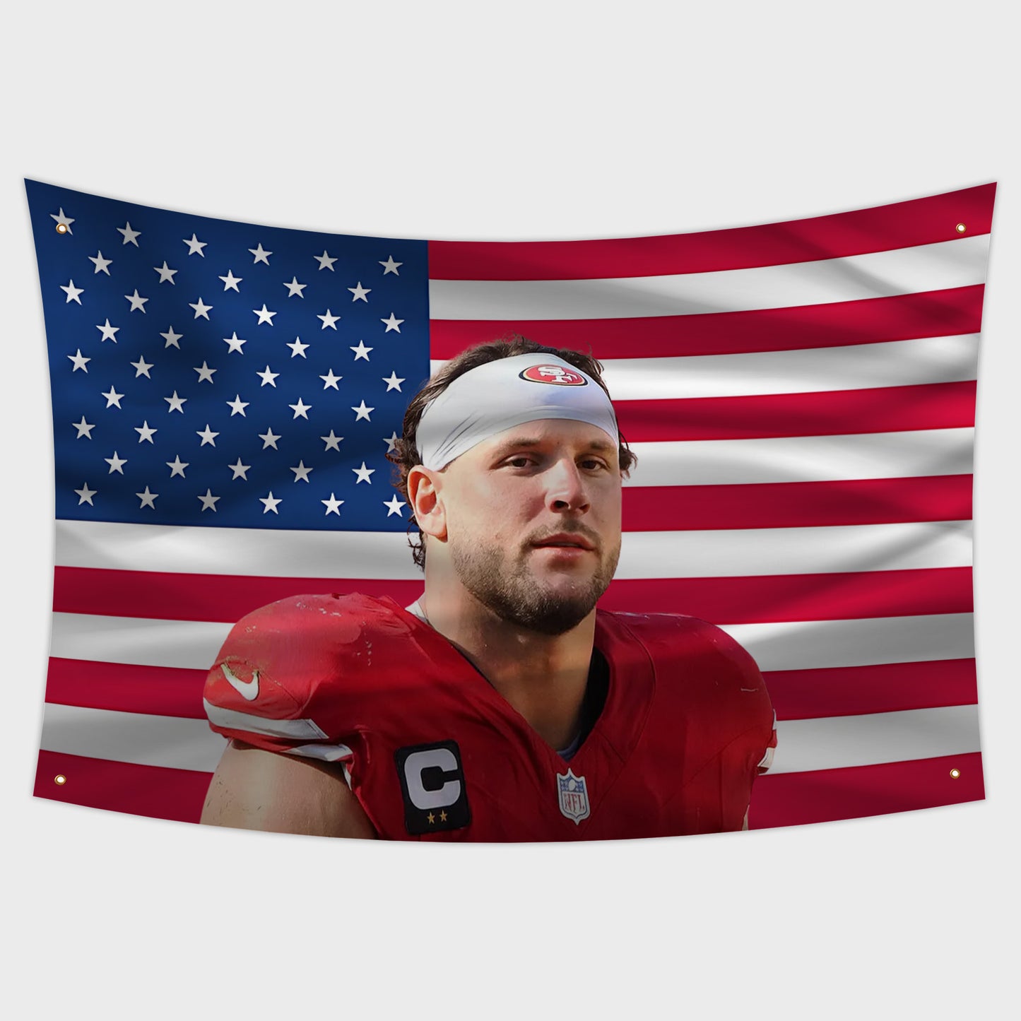 Nick Bosa American Flag