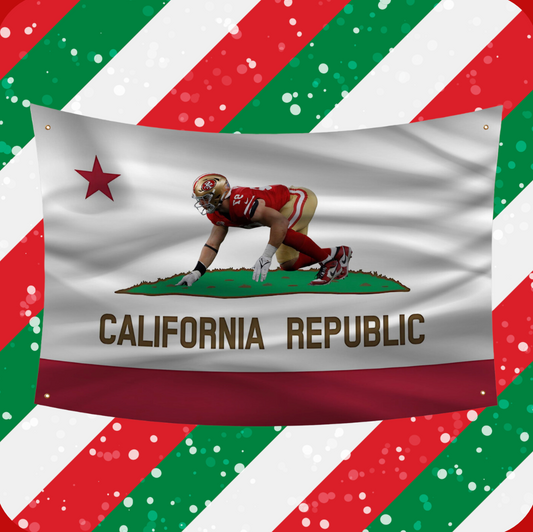 49er's Nick Bosa California Republic Flag