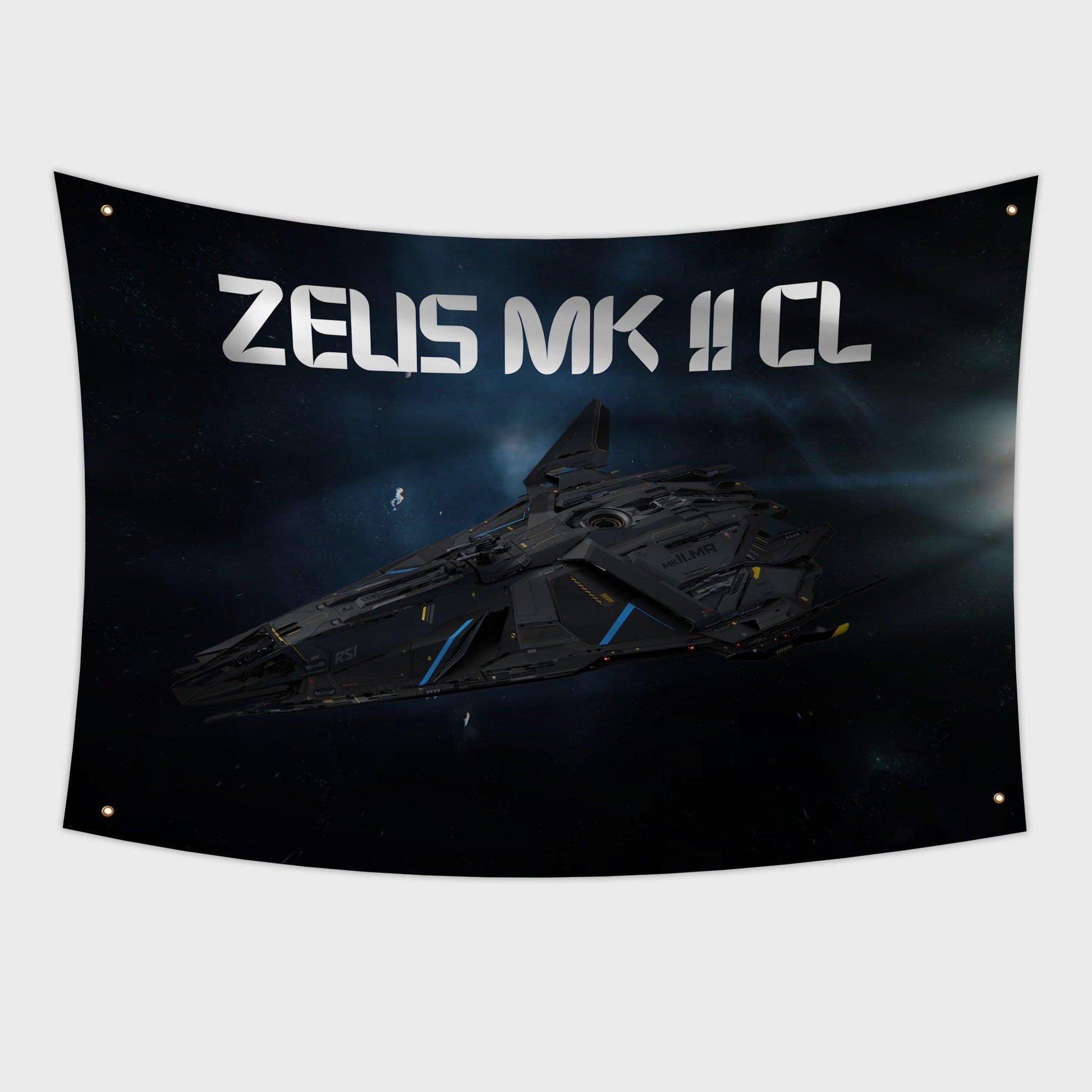 Zeus MK II CL Flag 3x5ft Star Citizen Design