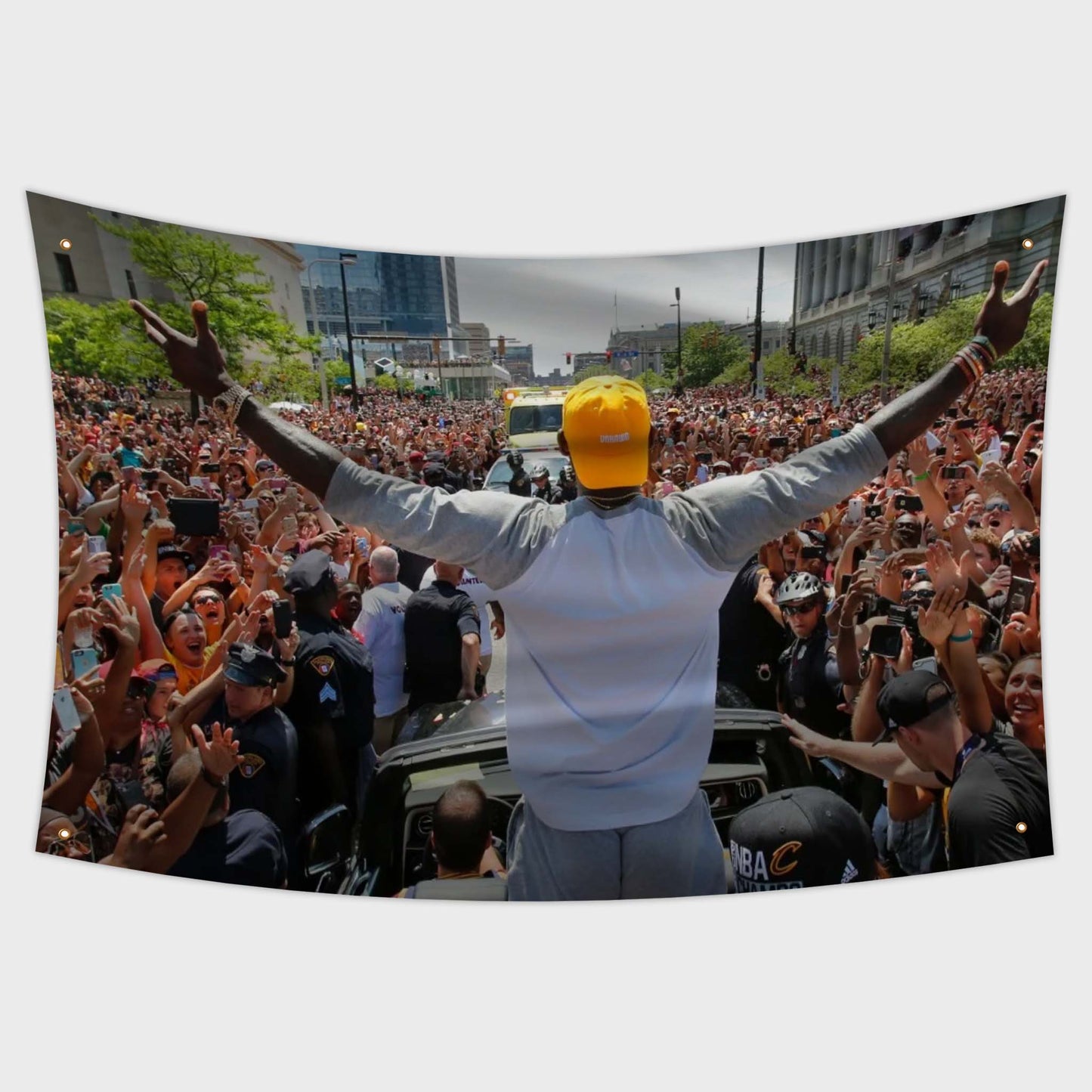 cleveland cavaliers parade flag