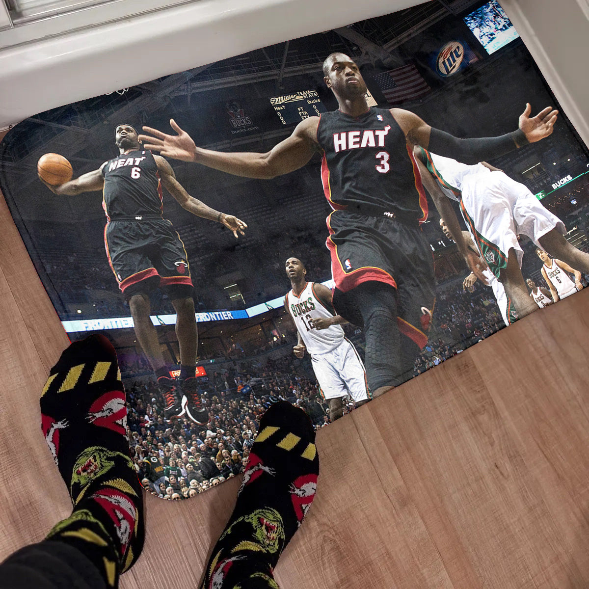Lebron James & Dwayne Wade Rug