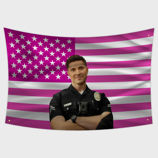 Tim Bradford Rookie Pink America Flag